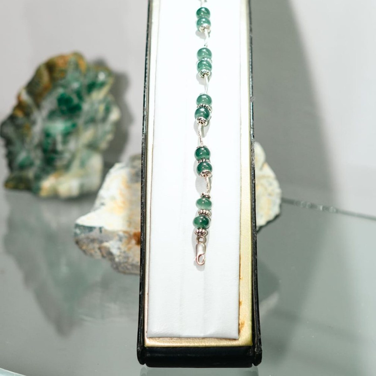 Green Jade Bracelet, real jade bangle (B-104) — bangle size and stone to check, delivered in Flushing, Queens